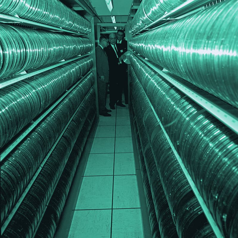Magnetic tape library at the US Department of Agriculture